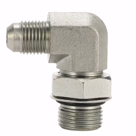 Adaptador Británico Racor Codo Bsp 60° Asiento Jic 74° Cono Adaptador 1bj9