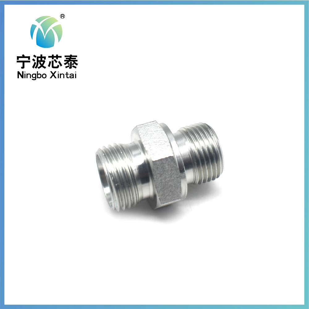 90 Degree Elow Straight Round Hex 3/8" Bsp NPT Male Thread Jic Carbon Steel Galvanized Hose Fitting NPT Metric Female Connector Adapter Custom