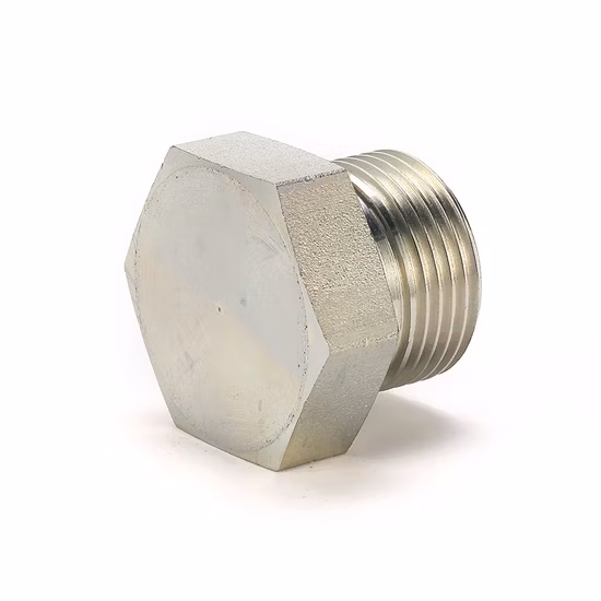 Adaptador macho hidráulico Bsp de acero (P4B)