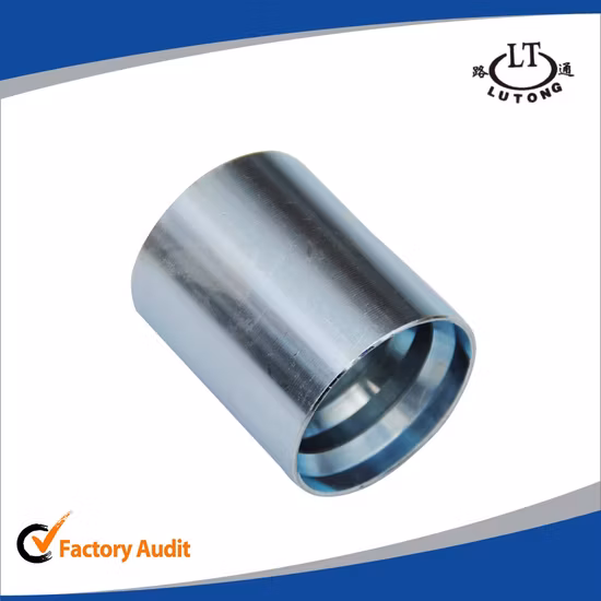 Acoplamiento de manguera mecánica CNC 01200 de alta calidad, accesorio de tubería de acero al carbono forjado, piezas hidráulicas chapadas en Zinc, férula 2021